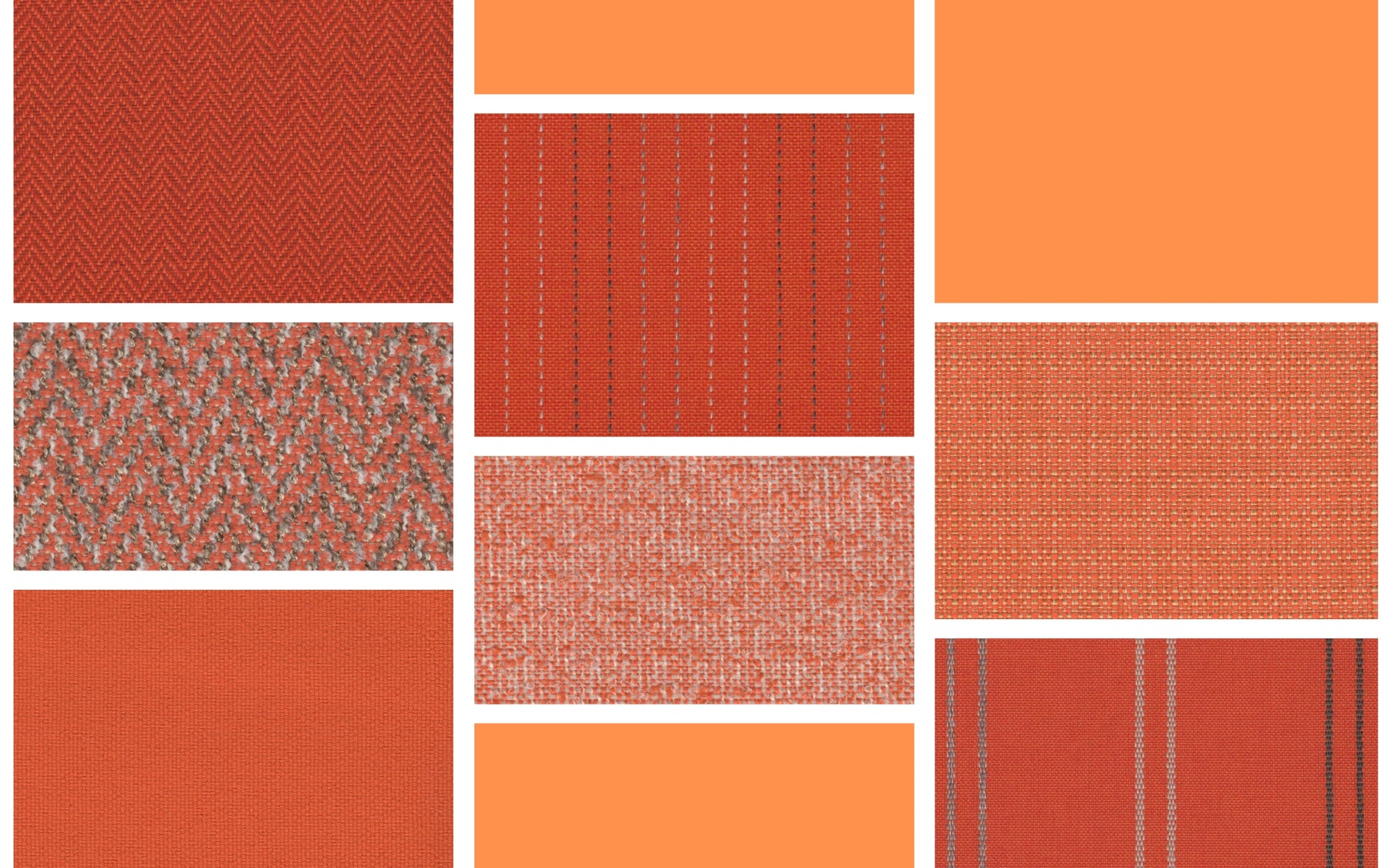 Orange Upholstery Fabric