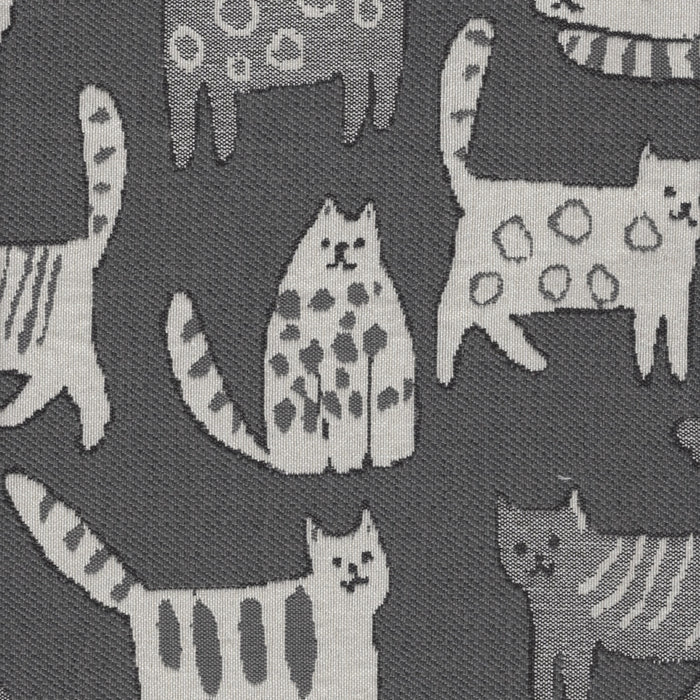 Purr Cat - Jacquard Upholstery Fabric - Yard / purr-graphite - Revolution Upholstery Fabric