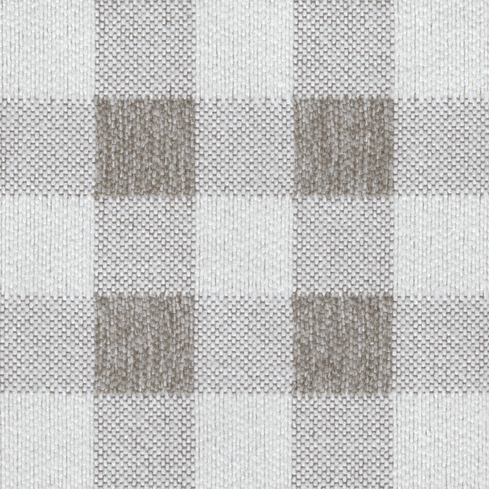 Brompton Checkered Print - Jacquard Upholstery Fabric - Yard / brompton-taupe - Revolution Upholstery Fabric