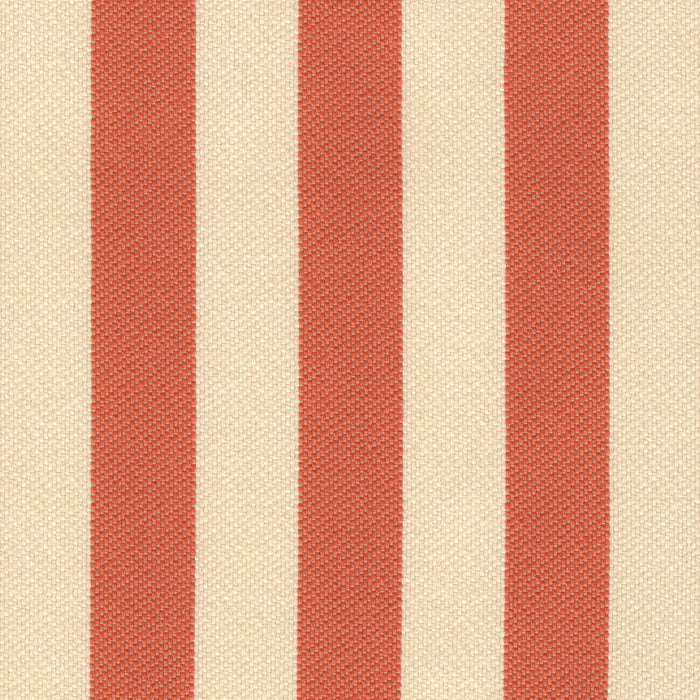 Cowabunga - Washable Striped Performance Fabric - yard / cowabunga-mango - Revolution Upholstery Fabric