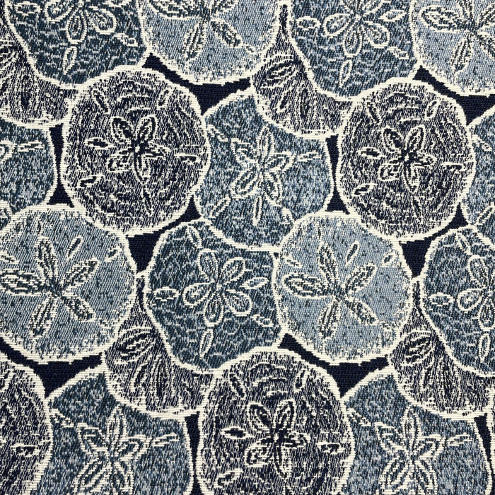 Sand Dollar - Outdoor Upholstery Fabric - Swatch / Dark Navy - Revolution Upholstery Fabric