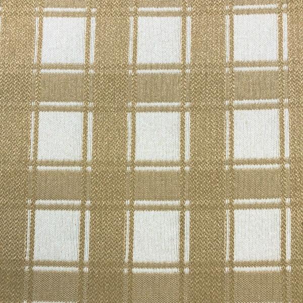 Denmark Plaid - Jacquard Upholstery Fabric - Yard / denmark-straw - Revolution Upholstery Fabric