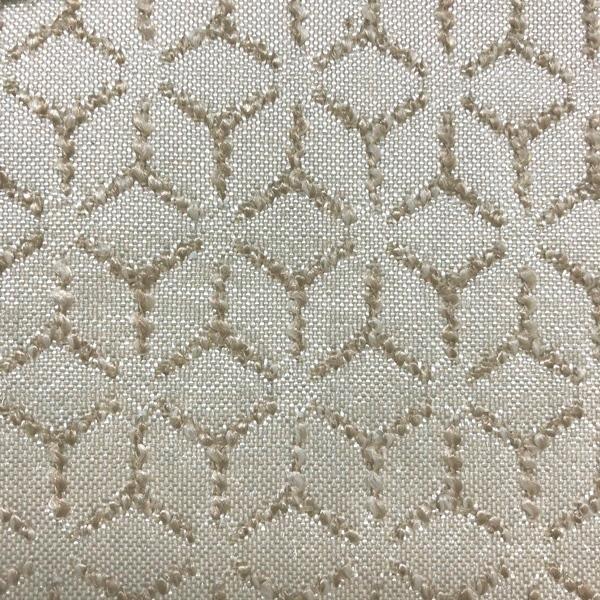 Gleason Geometric Pattern - Jacquard Upholstery Fabric - Yard / gleason-beige - Revolution Upholstery Fabric