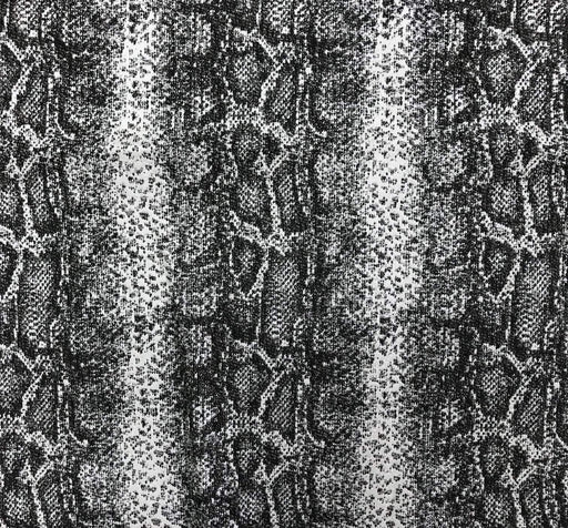 Slytherin Snakeskin - Jacquard Upholstery Fabric - yard / snakeskin-onyx - Revolution Upholstery Fabric