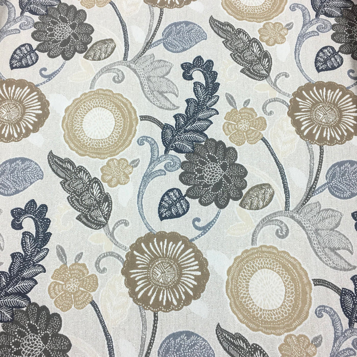 Tambourine - Jacquard Upholstery Fabric - yard / tambourine-marine - Revolution Upholstery Fabric